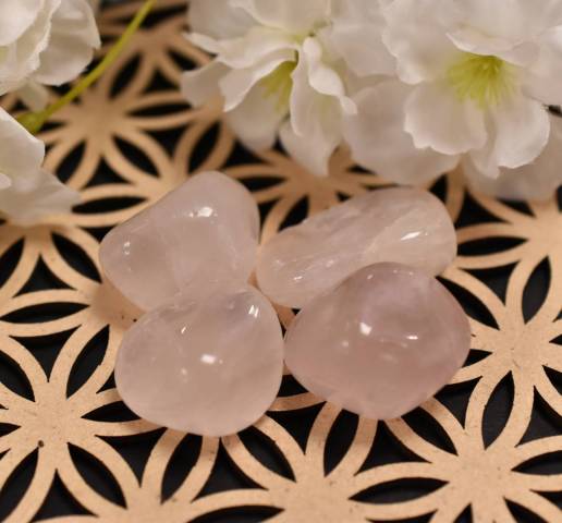 Quartz rose favorisant l'apaisement