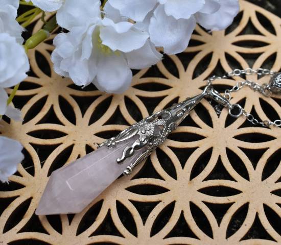 Pendule quartz rose